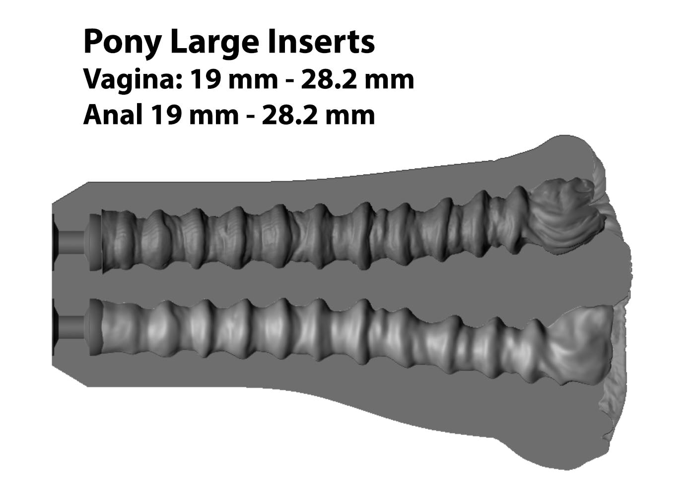 Two Hole Pony Sex Toy AMI